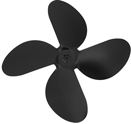 VILLFUL Lüfterblätter Aus Aluminiumlegierung Praktisch Für Herdventilatoren Austauschbare Kaminherdventilatorflügel Für Effiziente Luftzirkulation