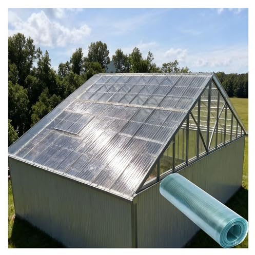 Toitures en Fibre Verre, Toitures Isolantes Thermiques, Panneaux de Lumière pour Serres, Jardin, Voiture, Faciles Découper(1.2x4m/3.94x13.12ft)