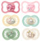 MAM Skin Soft Silikon Original & Air Schnuller // Girls 16+ not always pink // 6er Set // inkl. 3 Sterilisiertransportboxen