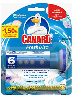 Ente WC Fresh Disc Reiniger Frische Marineblau 6 Scheiben – Lot de 2