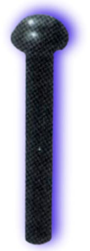 Déco fer Forgé- LOT DE 50 RIVETS TETE BOMBÉE- Acier Forgé Décoration Accessoires- Taille H 20 x 6 x 12 mm- Rivet Long Noir Vintage Rustique - Tete Diamètre 12 mm -Usage Décoratifs Interieur Exterieur