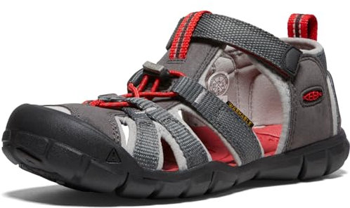 KEEN Seacamp 2 Cnx, Sandalias para Unisex niños, Gris (Magnet/Drizzle), 39 EU