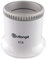 Uhrmacher-Kontroll-Lupe BULLONGÈ TB Pearl-White 10x für die Uhrenreparatur - Augenlupe - Uhrmacherlupe