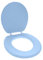 Ginsey 67672 Toilettensitz, rund, Coastal Blue