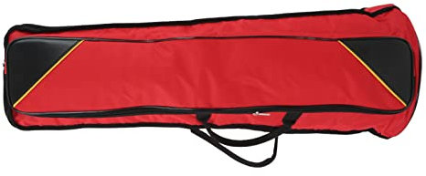 Posaunentaschen, Strapazierfähige Posaune Gig Bag Oxford Tuch Schutz für Tenorposaune(rot)