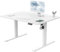 Devoko Höhenverstellbarer Schreibtisch, Elektrischer Schreibtisch Höhenverstellbar Tisch, Steh-Sitz Bürotisch, Computertisch mit Memory-Funktion, Stehpult, Standing Desk, Bürotisch,100 x 60 cm,Weiß