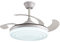 BEL AIR HOME - Ventilador Plafón de Techo de Color Blanco Motor DC con Aspas Desplegables con Luz Led 36W (3000K, 4000K, 6500K) Con Mando a Distancia Incluido