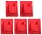 Namvo 5 Packs Tool Mount for 20V 12V Drill Fit for Milwaukee M18 Tool Holder (Red)