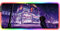 Bimormat Tappetino per mouse RGB per gaming, 900 x 400 x 3 mm, XXL, con base in gomma antiscivolo e bordi cuciti durevoli per giocatori personalizzati (DE94 FGzigirl)