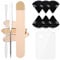 Acrylic Cosmetic Makeup Palette, Makeup Mixing Tray with Makeup Spatula Metal Mirror for Beauty Salon Color Cream Liquid Foundation Mixing Palette (10 Pcs Makeup Spatula Sets)
