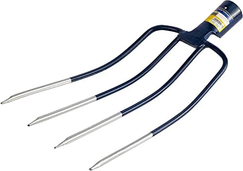 Kippen 6029X - Forca a 4 denti, per giardinaggio e agricoltura