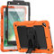 SEYMCY Funda para iPad Air 2, funda para iPad de 6ª/5ª generación, funda para iPad Pro de 9.7 pulgadas, funda para iPad de 9.7 pulgadas, naranja