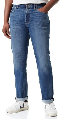 Lee Straight Fit Mvp, Jeans Uomo, Blu (Keplar), 38W / 30L