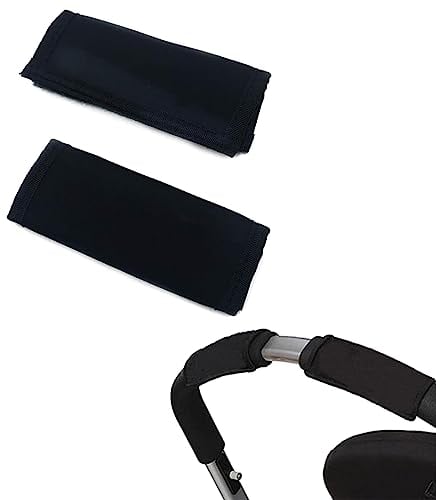 Coprimanopole per Passeggino 2 Pezzi, Copri Maniglia Passeggino, Coprigambe per Passeggino Nero Coprigambe per Passeggino Coprigambe per Passeggino Per Maggior Parte Dei Passeggini Antipolvere