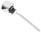 Uonlytech Toilettenspülhebelgriff Toilettenhebelgriff Toilettenspülung Toilettengriff Toilettentank Hebel Bündiger Griff Wassertankventil Mit Doppelspülung Wasserventil Spülungsventil Knopf