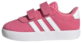 adidas VL Court 3.0 Shoes Infants, Scarpe Unisex-Bambini, Pink Fusion/Cloud White/Grey Four, 20 EU