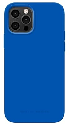 IDEAL OF SWEDEN Griffige Silikon-Handyhülle mit Einer glatten Haptik und leichtem Gefühl - Schützende stoßfeste Hülle in trendigen Farbdesigns, Kompatibel mit iPhone 12/12 Pro (Cobalt Blue)