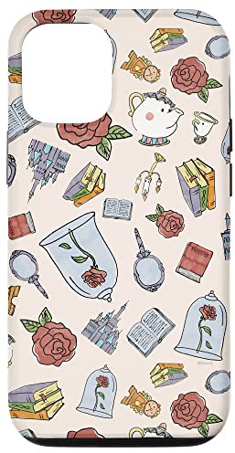 iPhone 12/12 Pro Disney Beauty and The Beast Enchanted Castle Print Case