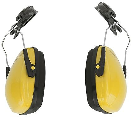 Spacnana Cuffie Antirumore per Casco di Sicurezza, Cuffie Antirumore per Casco con Riduzione del Rumore, NRR 27 DB, SNR 31 DB, Comode Indossare, Facili Installare per il Lavoro,