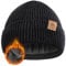 CAOZITOU Mütze Herren Damen Winter, Merino Warme Wintermütze Thermo Beanie Strickmütze Weiche Bequem für Outdoor Fahren Ski (DE/NL/SE/PL, Alphanumerisch, Einheitsgröße, Schwarz)
