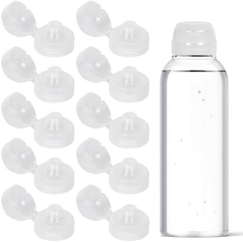 Cleminsta Couvercle Bouteille, Couvercle Gourde Sport, Bouchon de Bouteille en Plastique 10 pièces, Bec Verseur pour Bouteille Huile et Sauce, Couvercles de Bouteilles Multifonctions