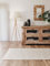 Interiyou Teppich Wohnzimmer Lecce - 70x200 cm Creme - Für Schlafzimmer, Esszimmer, Kinderzimmer - Kurzflorteppich skandinavisches Boho Muster - Hoch-Tief Effekt - Flach mit Geometrischem Muster
