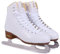 Klassische Eislauf Schlittschuhe für Männer und Frauen,bequem warm gefüttert - Schlittschuhe mit Edelstahlkufe I ideal für Einsteigerinnen -Eiskunstlauf | Freizeit | weiß/schwarz