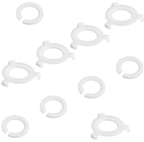 E27 to E14 Lamp Shade Reducing Ring, 10 Pack Lamp Shade Adapter Ring 2 Styles Lamps Shades Rings Lampshade Adapter Rings Light Fixtures Replacement Converter Reducer Fitting