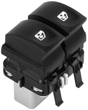 ANBOO Bouton Lève Vitre pour Clio 3 8200214943, pour Modus et Twingo 2 Commande Interrupteur Côté Conducteur Avant Gauche 8200214939 214939