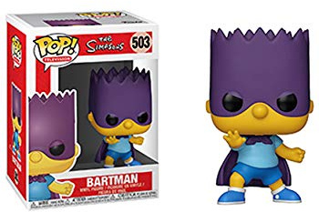 Funko POP! Animation: Simpsons - Bart Simpson-Bart Simpsonman - the Simpsons - Collectable Vinyl Figure - Gift Idea - Official Merchandise - Toys for Kids & Adults - TV Fans