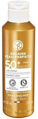 Yves Rocher SOLAIRE PEAU PARFAITE Sonnenmilch mit LSF 50+ - Schutz und Pflege - Sonnenschutz für Gesicht und Körper - 150 ml