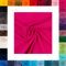 French Terry Maike von Swafing- Meterware- 0,25 m angeraut- Uni- Sommersweat (Pink 935)