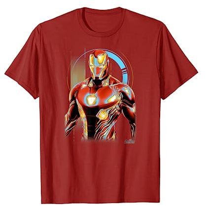 Marvel Infinity War Iron Man Digital Profile Pose T-Shirt T-Shirt