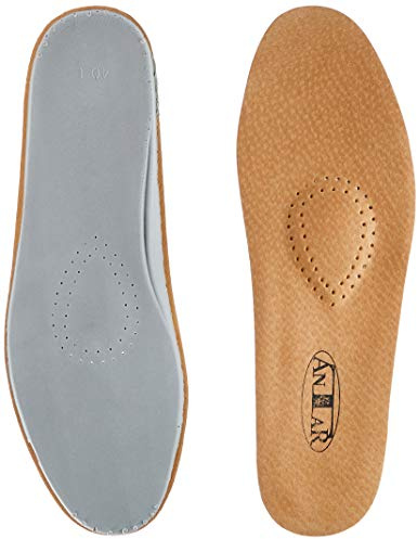 Antar AT53502 40 Leder Orthopädische Einlagen mit Längs und Quergewölbestütze, Größe 40, 700 g
