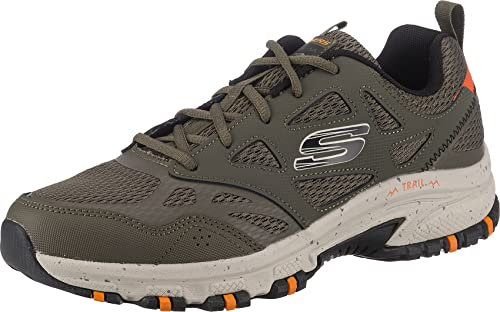 Skechers Hillcrest 237265-OLV, Mens Sneakers,Sports Shoes, Green, 42 EU