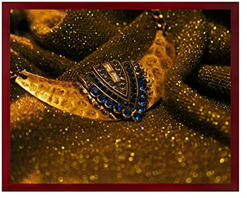 Bilderrahmen Saphir 60x90 cm Bordeaux Rot mit klarem Kunstglas für Poster Puzzle Diamond Painting