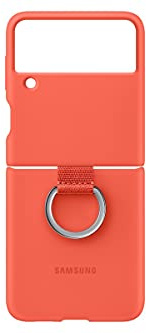 Coque Samsung G Z Flip 3 Silicone avec Anneau Corail Samsung