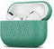 Haobobro Estuche de Cuero para Apple AirPods Pro - Hecha a Mano con auténtica Piel - Funda Protectora de Piel para AirPods Pro - Fundas AirPods Pro Case Cover - Verde