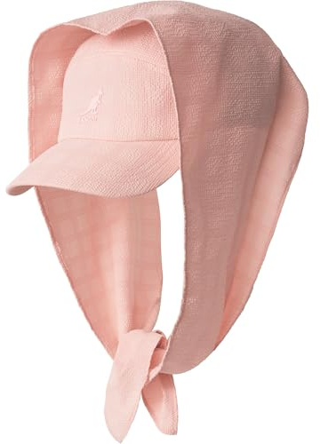 Kangol Seersucker Drape Cap Basecap Baseballcap Sonnencap Damencap Damen - mit Schirm Frühling-Sommer Frühjahr Sommer
