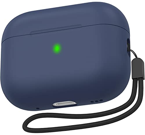 NIUTRENDZ Airpods Pro 2 Hülle 2022 Silikon Case [Apple Watch & MagSafe Laden] Schutzhüllen mit Lanyard & Karabiner Kompatible mit Apple AirPods Pro 2nd Generation