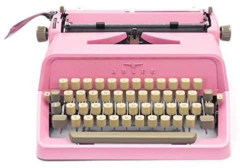 Schreibmaschine rosa vintage