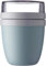 Mepal - Lunchpot Ellipse - Nordic Green – 500 ml praktischer Müslibecher, Joghurtbecher, To go Becher – Geeignet für Tiefkühler, Mikrowelle und Spülmaschine, 700 ml