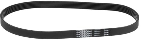 QUARKZMAN 240J6 Cinghia in Gomma Poly V, 6 Coste Cinghia a V Pj a Coste 609mm di Lunghezza x 14mm di Larghezza x 3.5mm di Spessore, Cinghia di Trasmissione Industriale