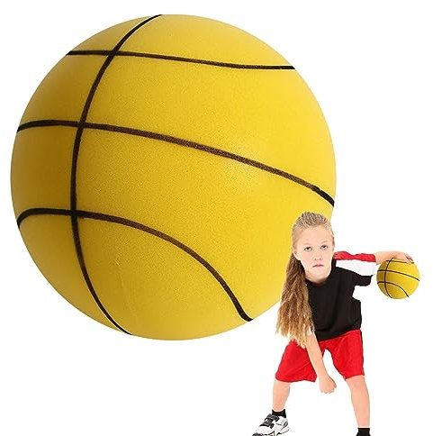 Silent Basketball, Lautloser Basketball, Leiser Basketball, Sicheres, Leichtes, Geräuschloses Ballspielzeug Für Den Innenspaß, Schlagfester Basketball-Trainingsball, Indoortrainingsball Für Kinder