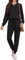 Irevial Tuta Donna Due Pezzi Manica Lunga Sportivo Donna Completo Casual Girocollo Outfit Felpa Jogger Tuta Set per Jogging,Casa,Attività all'aperto