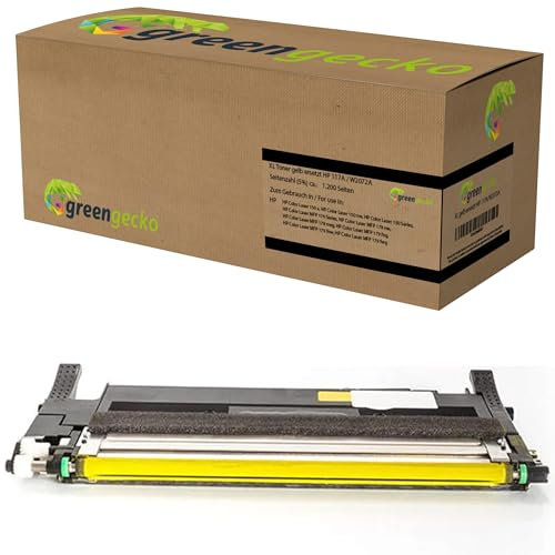 XL Toner ersetzt HP 117A / W2072A für HP Color Laser 150 a 150 nw 150 Series, MFP 170 Series MFP 178 nw MFP 178 nwg MFP 179 FNG MFP 179 fnw MFP 179 fwg, gelb