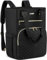 CAFELE Laptop Backpack for Women 17 inch,Quilted Convertible Backpack Tote Laptop Computer Work Bag,Cute Womens Travel Backpack Purse College Teacher Carry on Back pack with USB Port,Black,2322H-01