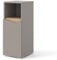 Vicco Midischrank Marelle, Greige/Greige, 30 x 74.5 cm mit Tür und offenem Fach