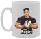 Coralgraph MG5906 Mr Rugby Mug - Ideal for Rugby Players and Fans, Unique Rugby Ball Handle Design, 11oz Ceramic Coffee Mug for Sports Enthusiasts