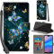 Handyhülle für Huawei P20 lite Hülle Premium Lederhülle Klappbar Wallet Magnet Kartenfach Standfunktion Schutzhülle kompatibel mit Huawei P20 lite Hülle,Schmetterling
